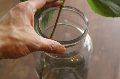 アンティークガラスボトル フランス 吹きガラス 花器 ブロカント