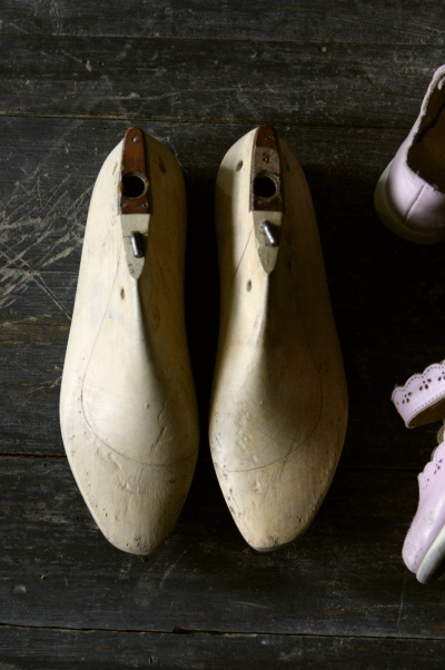 アンティークシューラスト　フランス　木靴
