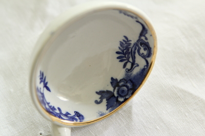 ブルーグレー×ホワイトレードルセット アンティーク