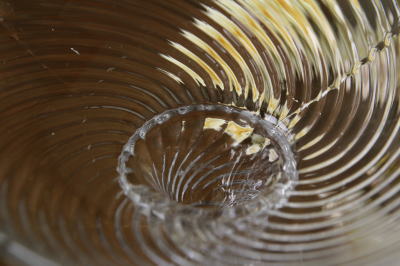 アンティークガラスコンポート　イギリス　キャンドルスティック　フラワーベース