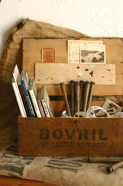 BOVRIL 英国アンティーク 木箱 アンティークウッドボックス イギリス Bovril 【Antiques