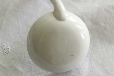 イギリスアンティーク レードル ブルー＆ホワイト ヴィクトリアン