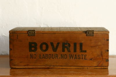 BOVRIL 英国アンティーク 木箱 アンティークウッドボックス イギリス Bovril 【Antiques