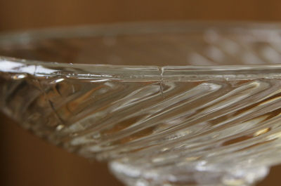 アンティークガラスコンポート　イギリス　キャンドルスティック　フラワーベース