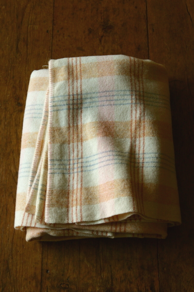イギリス製ビンテージ ブランケット ビンテージ20's30's○PENDLETONネイティブ柄ウールブランケット