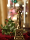 アンティークフィギュリン　聖像　マリア像　ルルドのマリア レリジャス　フランス