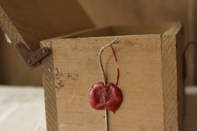 フランスアンティーク　郵便木箱 France 郵便用木箱 woodbox | Brocante de La Cocotte