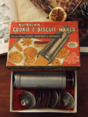 アンティーククッキーメーカー　ビスケットメーカー　アイシング　ナットブラウン イギリス　nutbrown