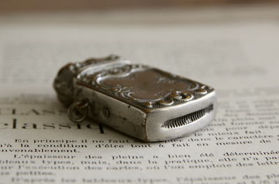 アンティークヴェスタケース マッチケース イギリス シルバー