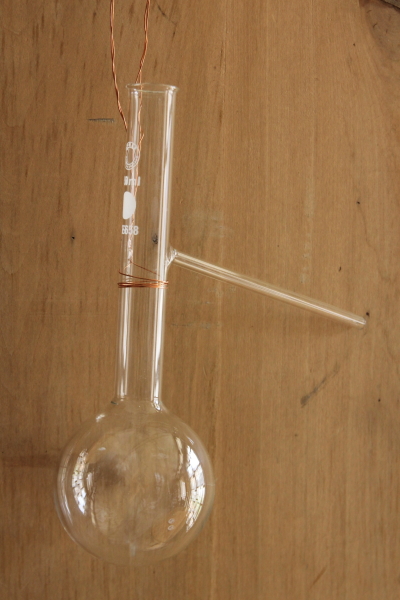 アンティークフラスコ　花器　実験道具　イギリス