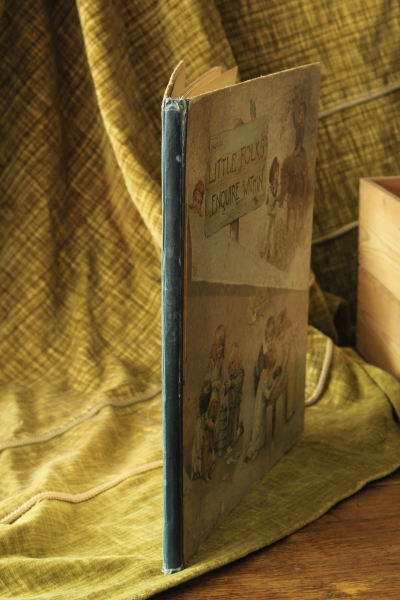 アンティークブックス 古書 児童書 絵本 little folks enquire within Ernest Nister イギリス