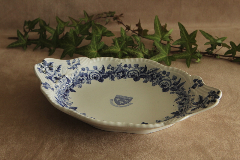 イギリスコープランド　アンティーク皿 英国のアンティーク食器、コープランドスポードのハロッズ限定