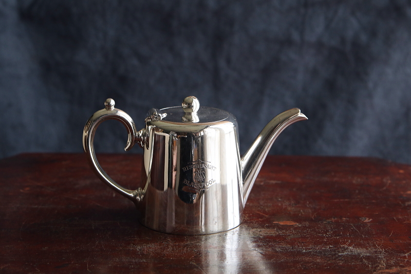 レストランウェア　ハーフパイントティポット　gladwin cooper brothers イギリス アンティークストリュフ