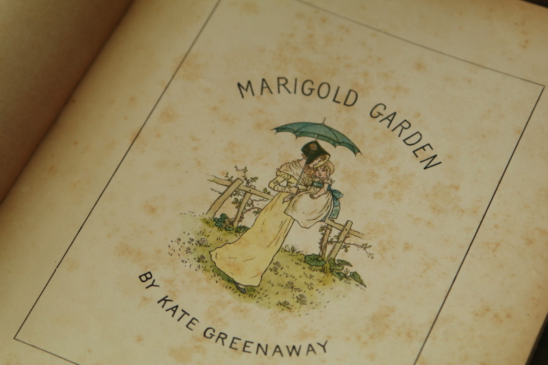 ケイト・グリーナウェイのマリーゴールドガーデン　Kate Greenaway Marigold Garden イギリス　児童書