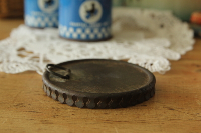 アンティーク琺瑯バターケース イギリス ヴィクトリアン