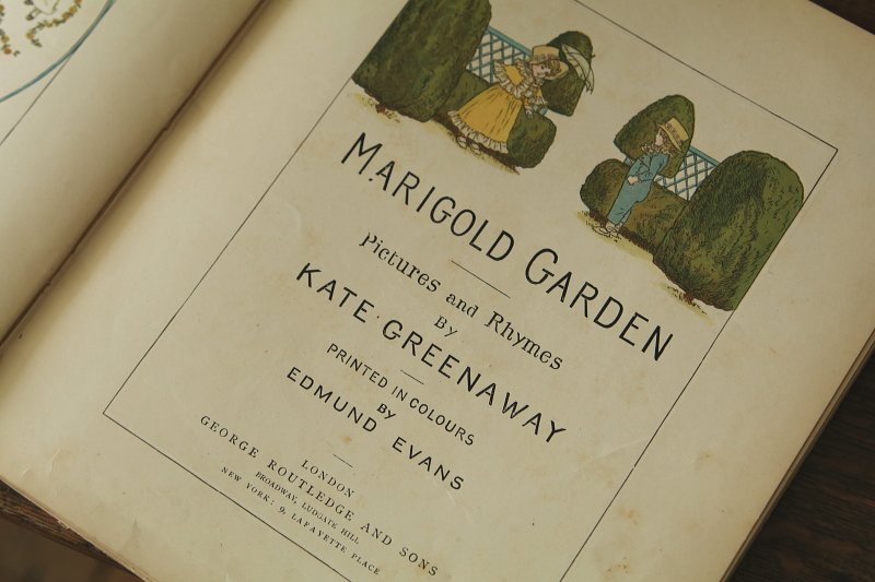 ケイト・グリーナウェイのマリーゴールドガーデン　Kate Greenaway Marigold Garden イギリス　児童書