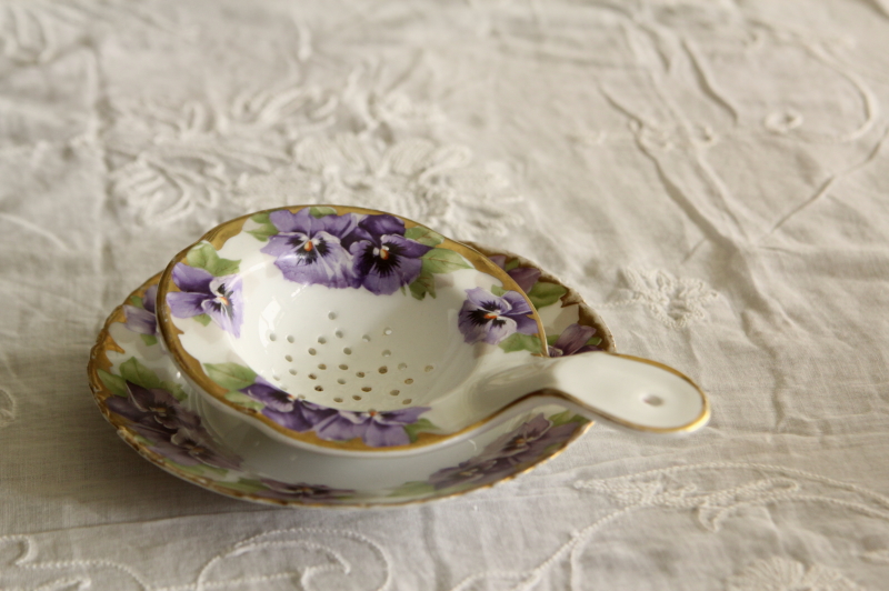 アンティークローゼンタール rosenthal bavalia スミレ ティー