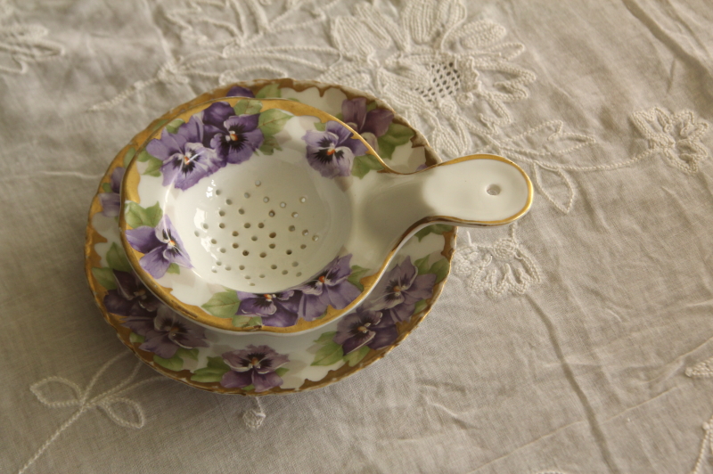 アンティークローゼンタール rosenthal bavalia スミレ ティー