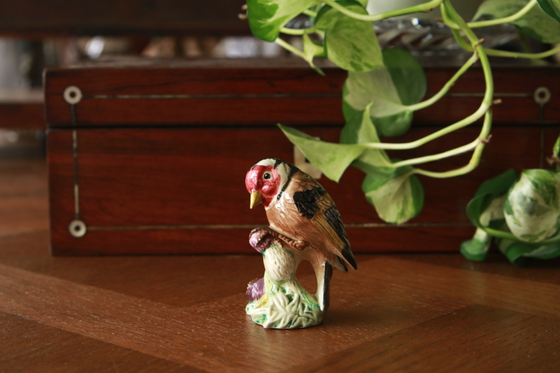 小鳥のフィギュリン　beswick pottery イギリス　アンティークストリュフ 20250319