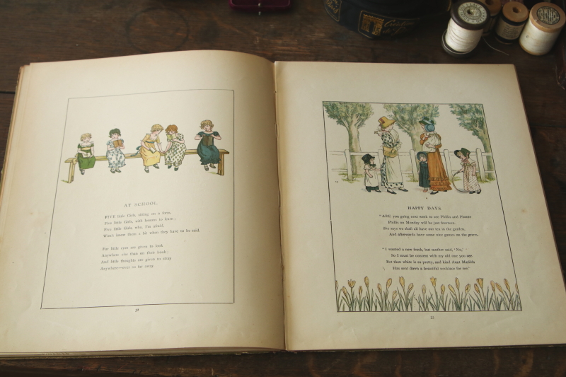 ケイト・グリーナウェイのマリーゴールドガーデン　Kate Greenaway Marigold Garden イギリス　児童書