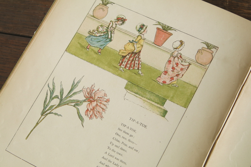 ケイト・グリーナウェイのマリーゴールドガーデン　Kate Greenaway Marigold Garden イギリス　児童書