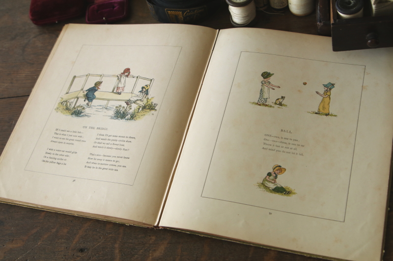 ケイト・グリーナウェイのマリーゴールドガーデン　Kate Greenaway Marigold Garden イギリス　児童書