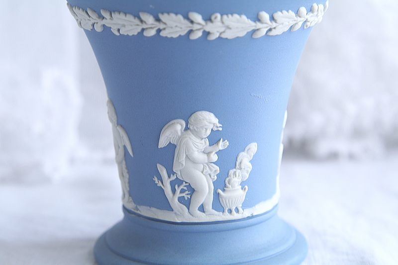 ジャスパーウェア　フラワーベース　ウエッジウッド wedgwood イギリス
