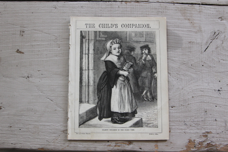 アンティークブック　古書　冊子 the child's companion ヴィクトリアン　イギリス