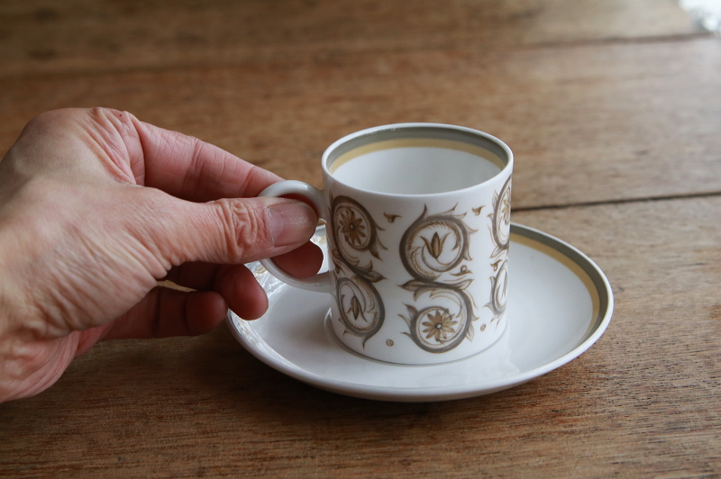 スージークーパー Susie Cooper venetia コーヒーカップソーサー イギリス アンティークストリュフ