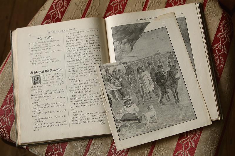 エドワーディアンの児童書　our boys and  girls　イギリス  アンティークストリュフ