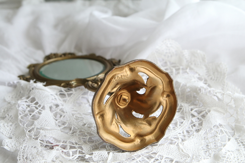 ロココスタンドミラー　フランス アンティークストリュフ