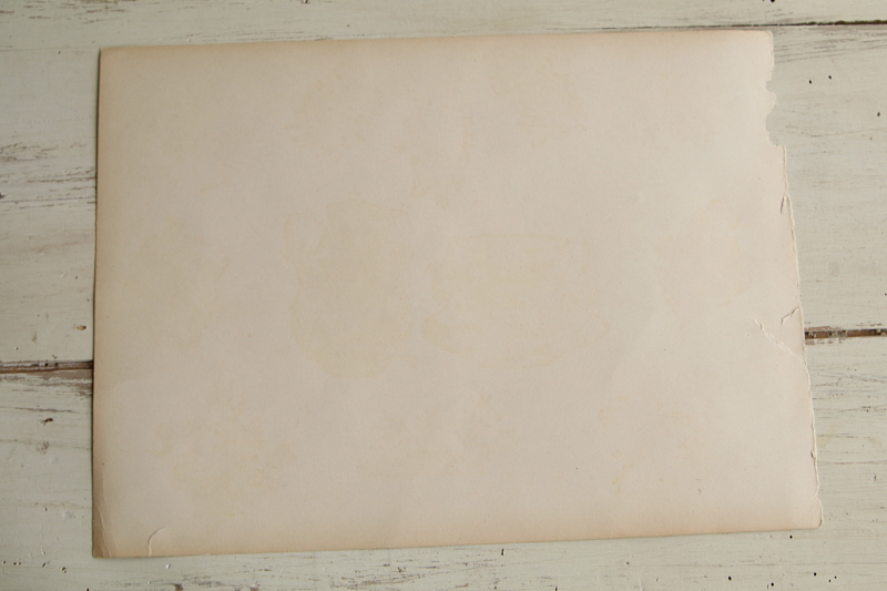 ヴィクトリアン　天使のデコパージュシート　ヨーロッパ アンティークストリュフ