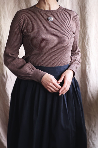 シルバーフレーム　アゲートブローチ　イギリス アンティークストリュフ