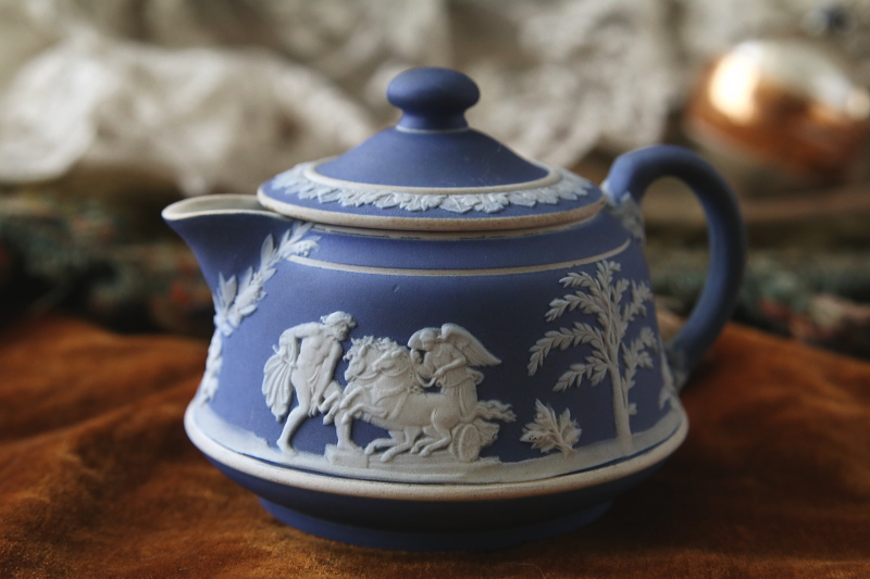 アンティークウエッジウッド WEDGWOOD ジャスパーウェアポット　イギリス