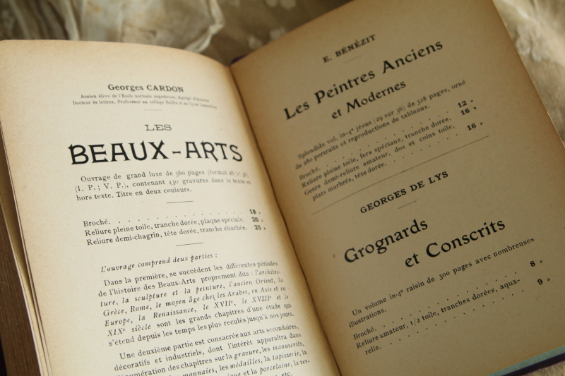 L'Art de Reconnaitre les Dentelles　レースの本　古書　布装丁　フランス
