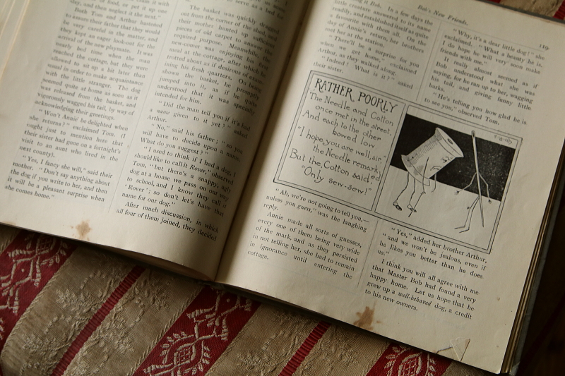 エドワーディアンの児童書　our boys and  girls　イギリス  アンティークストリュフ