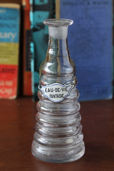 アンティーク琺瑯ブランデータグ　フランスEAU-DE-VIE FANTAISIE　フランス　