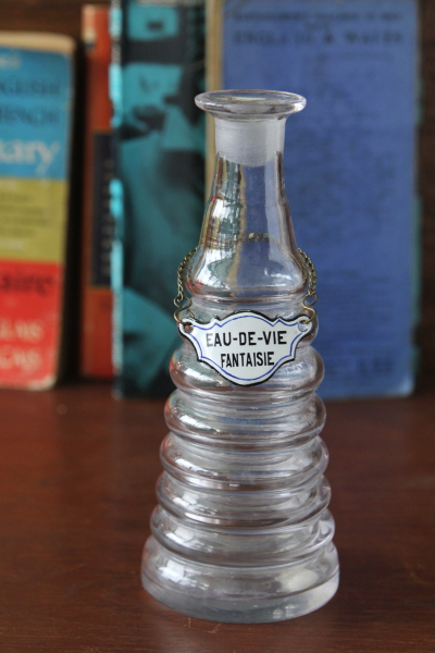アンティーク琺瑯ブランデータグ　フランスEAU-DE-VIE FANTAISIE　フランス　
