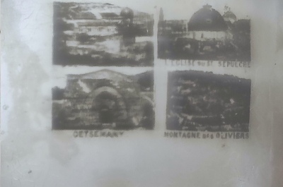 マザーオブパールホーリーブックチャーム　スタンホープ　souvenir de N.D. Louedes フランス