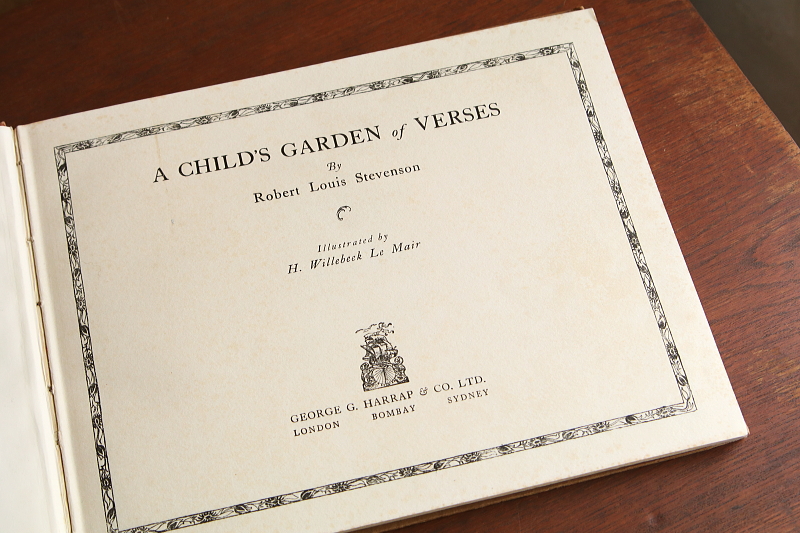 子供の詩の園 a child's garden of verses アンティークストリュフ