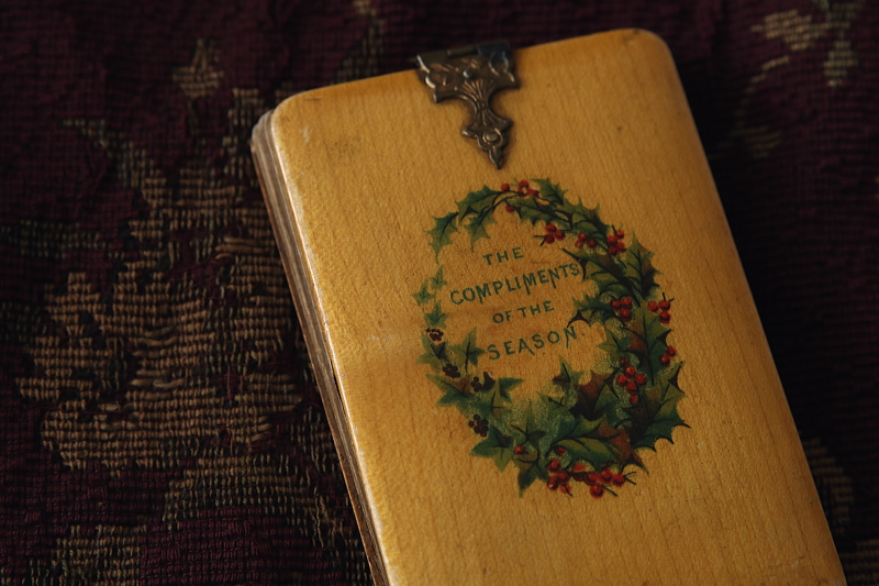 モシュリンヌのクリスマスメモ　イギリス アンティークストリュフ