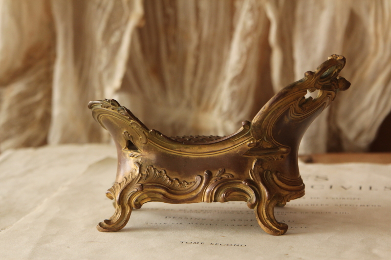 アンティークジュエリーボックス ミニチュアソファ ジャルディニエール