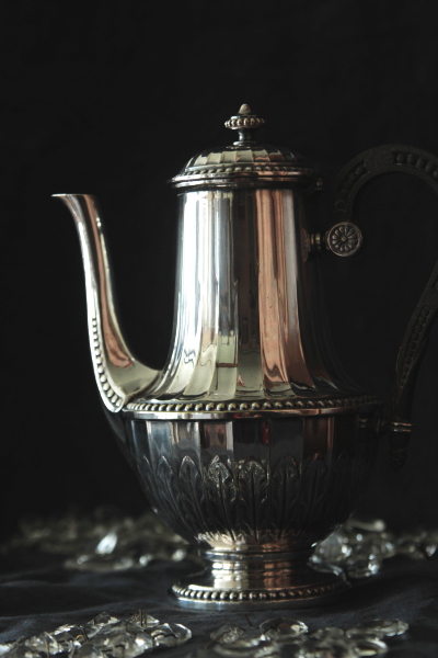 アンティークシルバーティーポット アールデコ 紅茶器 francis