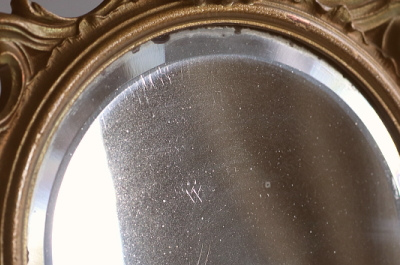 ロココスタンドミラー　フランス アンティークストリュフ