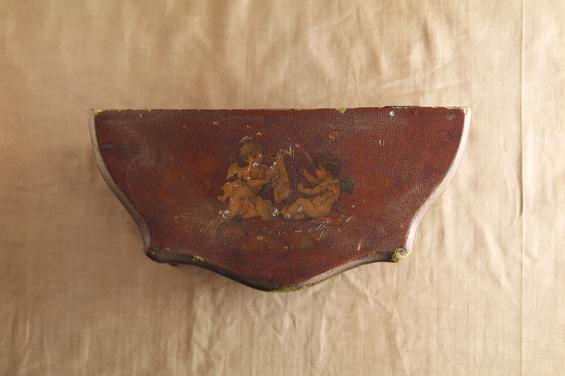 ミニチュア家具のトリンケットボックス　天使　妖精　フランス アンティークストリュフ