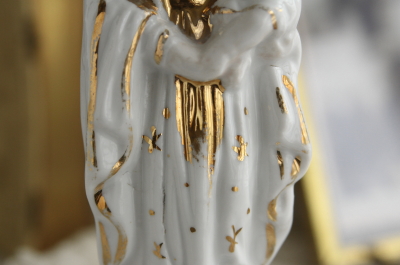 アンティーク聖母子像　vieux paris　ヴューパリ　パリ窯　カトリック　フランス