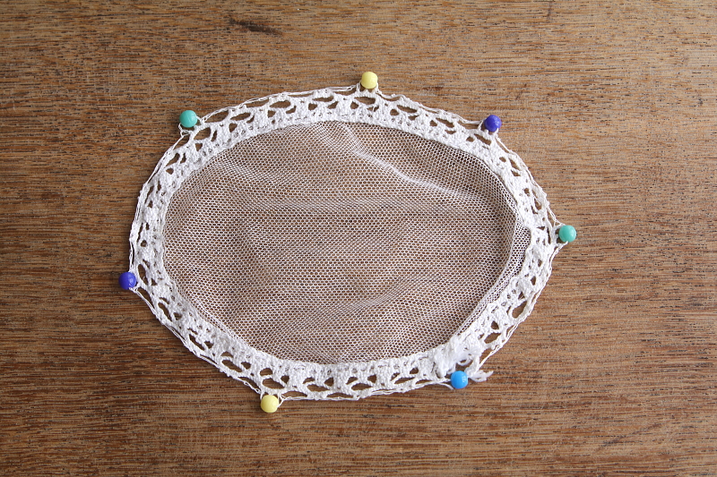 ガラスビーズのジャグカバー　イギリス アンティークストリュフ