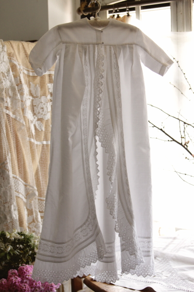アンティーククリスニングドレス ベビードレス フランス カットワーク 刺繍 アンティークストリュフ 20210323 【Antiques