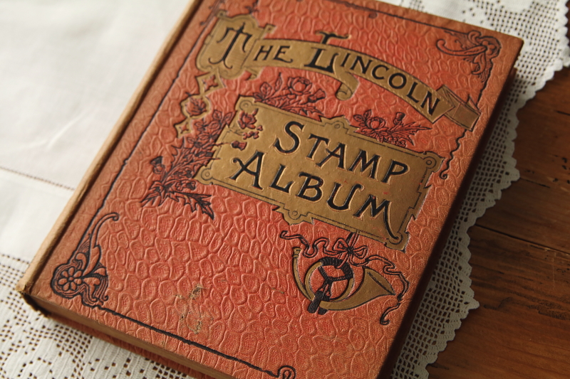 アンティークスタンプアルバム　stamp album イギリス