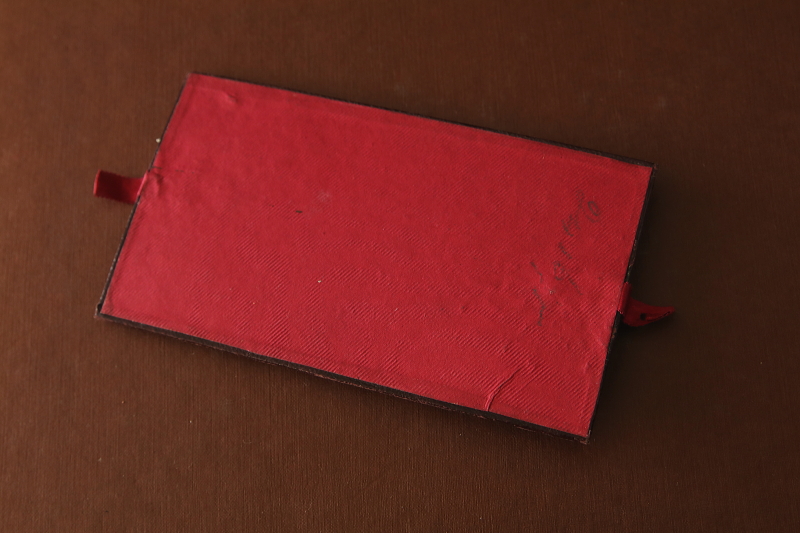 革表紙の裁縫セット　Lady's Companion　イギリス アンティークストリュフ